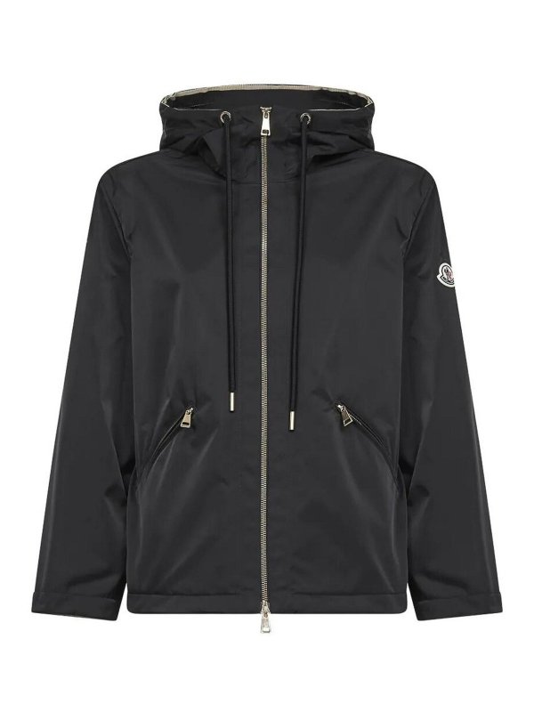 MONCLER: カジュアルジャケット - カジュアルジャケット - 黒