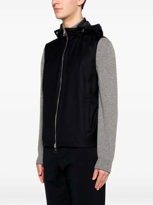 The Best Shops Montecore: ウェストコート/ジレ - ダークブルー