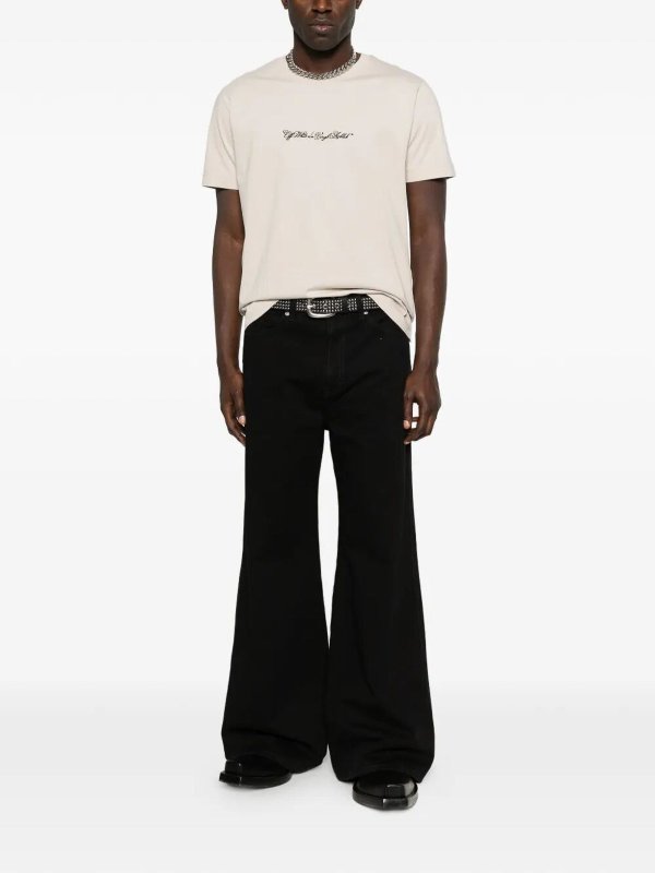 OFF-WHITE: Camisetas online - Camiseta - Marrón Topo