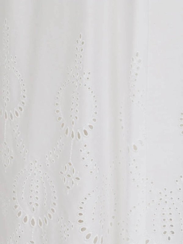 The Best Shops P.A.R.O.S.H.: Knielange und Midi Röcke - Midirock - Weiß