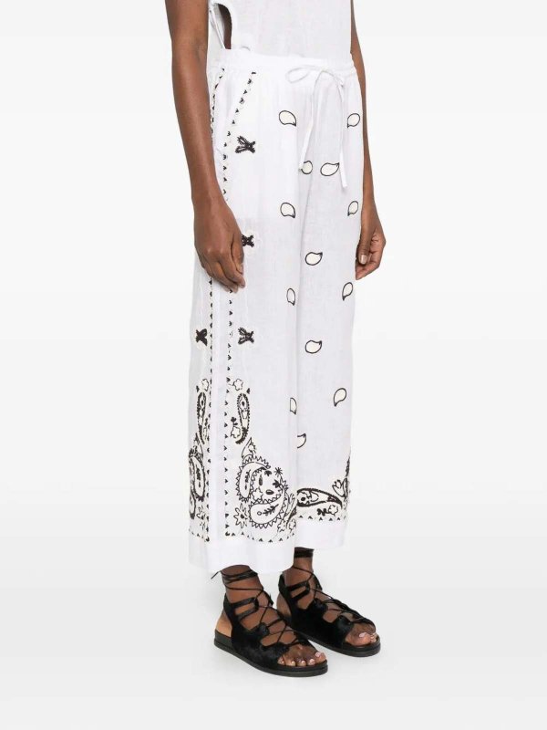 The Best Shops P.A.R.O.S.H.: カジュアルトラウザー - カジュアルパンツ - 白