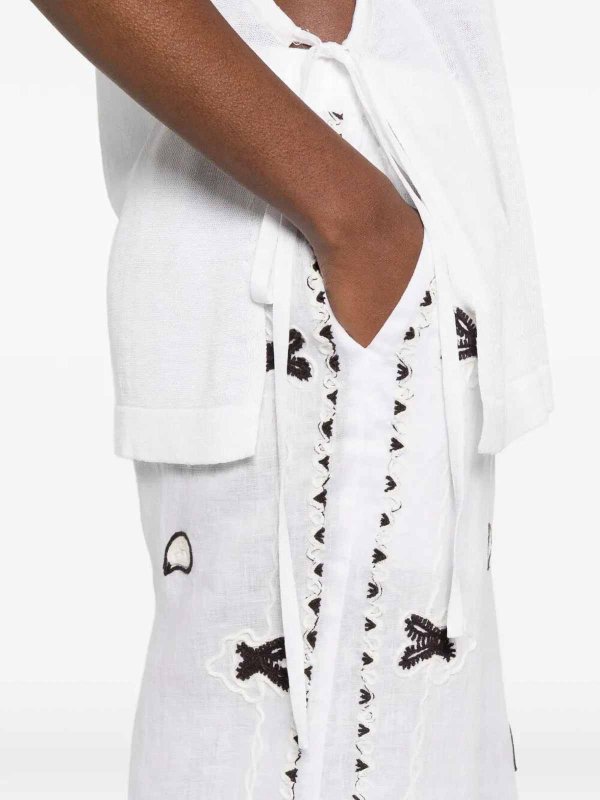 カジュアルパンツ - 白 Replica 
online: P.A.R.O.S.H.