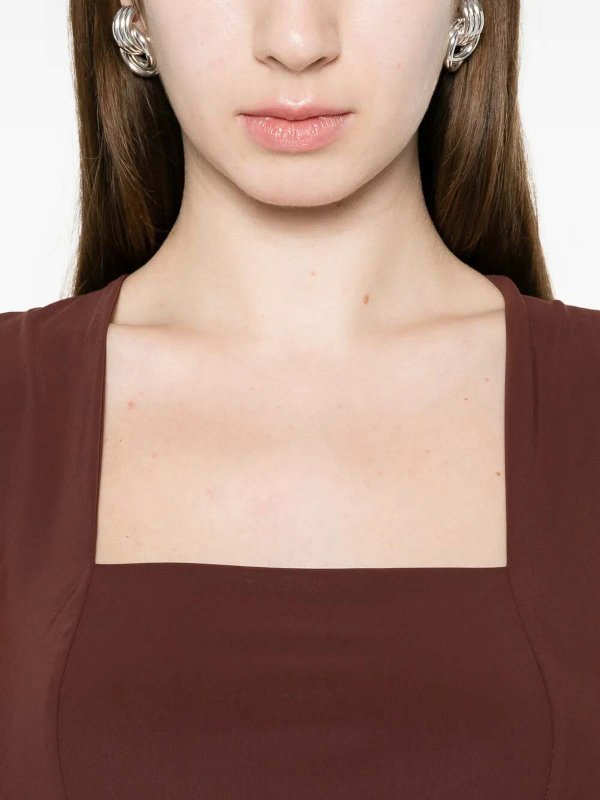 The Best Shops PATRIZIA PEPE: ニーレングスドレス - 膝丈ドレス - ブラウン