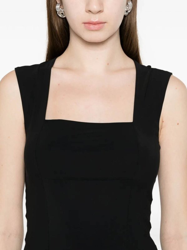 膝丈ドレス - 黒 shop online: PATRIZIA PEPE