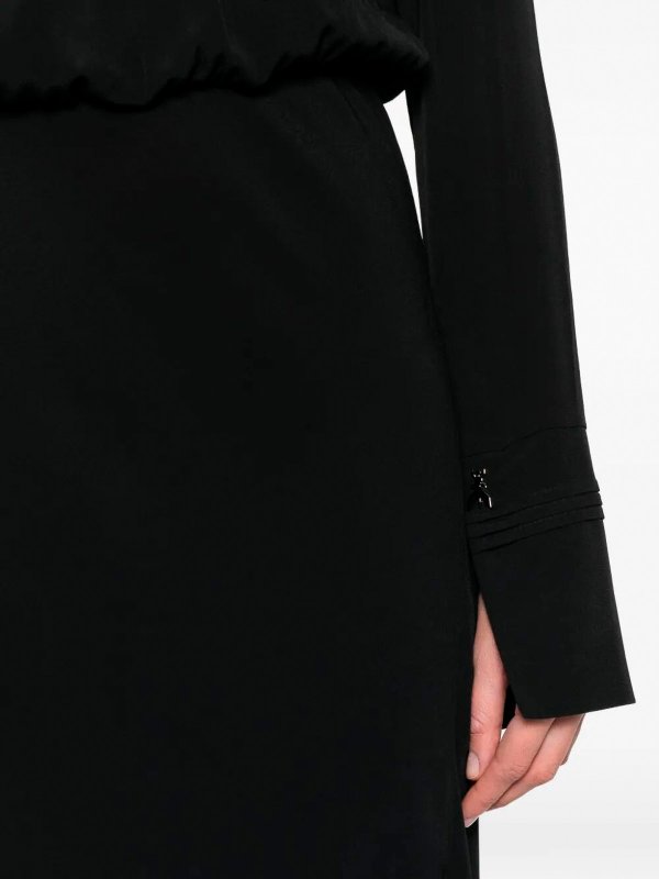 膝丈ドレス - 黒 shop online: PATRIZIA PEPE
