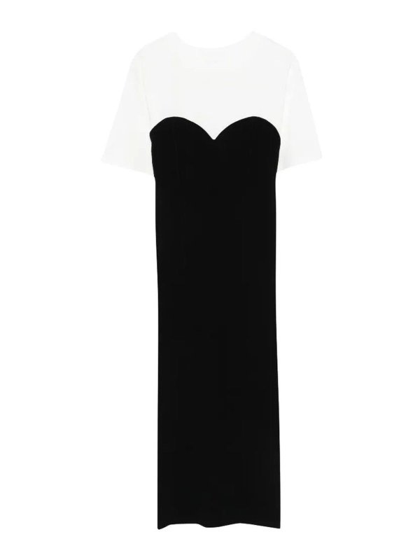 PATRIZIA PEPE: ニーレングスドレス - 膝丈ドレス - 白