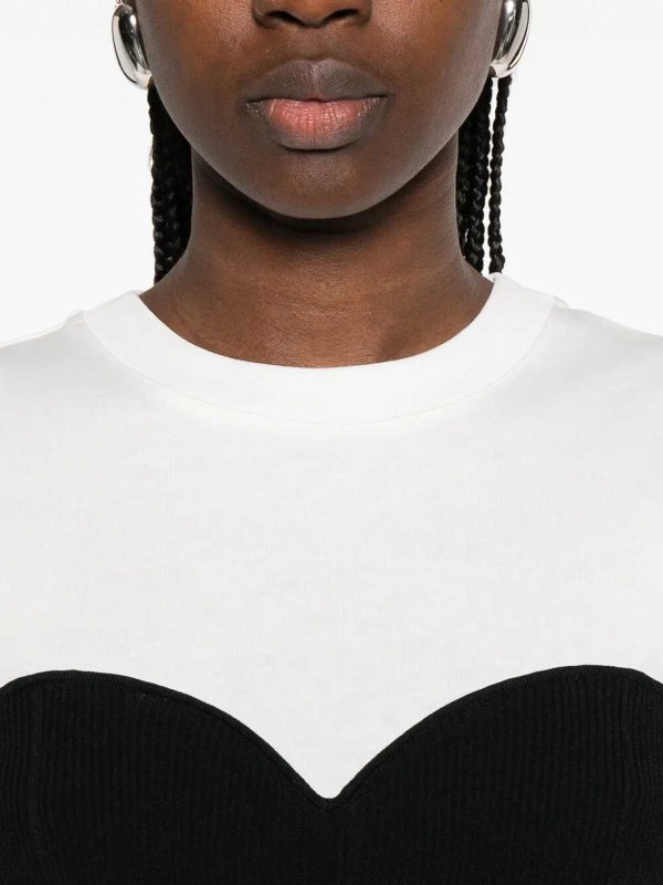 膝丈ドレス - 白 shop online: PATRIZIA PEPE