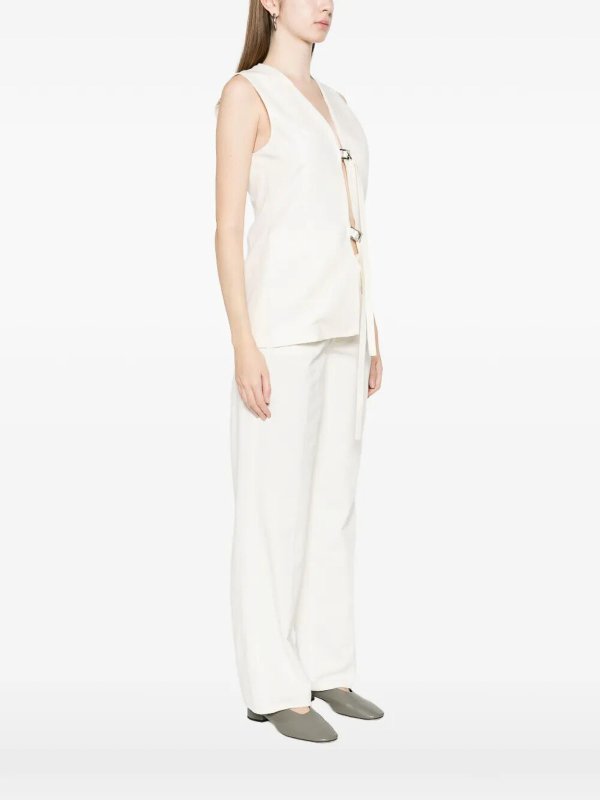 The Best Shops PATRIZIA PEPE: Chalecos - Chaleco - Blanco