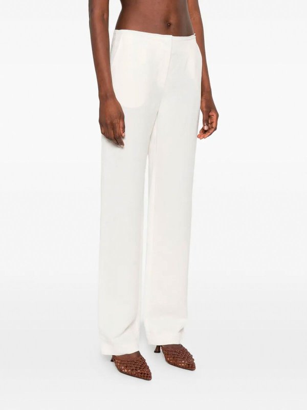 The Best Shops PATRIZIA PEPE: カジュアルトラウザー - カジュアルパンツ - 白