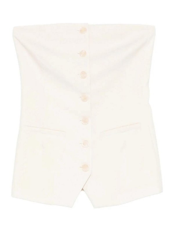 PATRIZIA PEPE: トップス＆タンクトップ - トップ/タンクトップ - 白