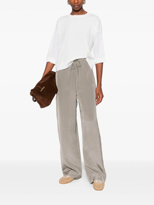 PESERICO: Strickpullover mit Rundhalsausschnitt online - Rundhalspullover - Weiß