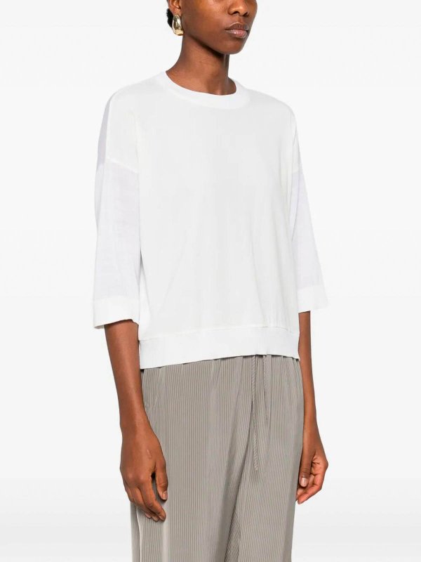 PESERICO buy online Rundhalspullover - Weiß