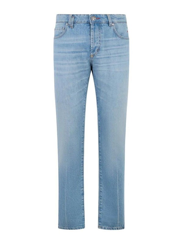 PHILIPP PLEIN: straight leg jeans - Basic Straight Cut Jeans