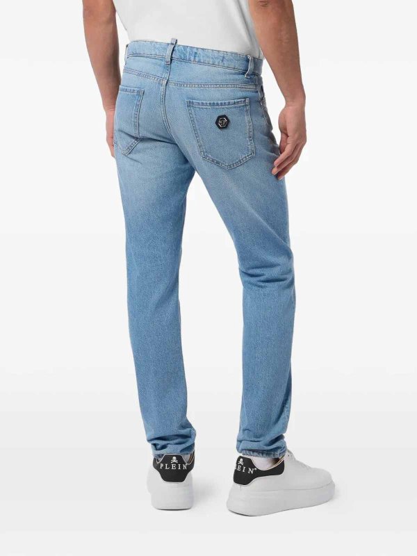 The Best Shops PHILIPP PLEIN: straight leg jeans - Basic Straight Cut Jeans