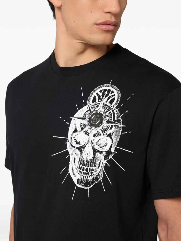 T-Shirt - Schwarz Replica 
online: PHILIPP PLEIN