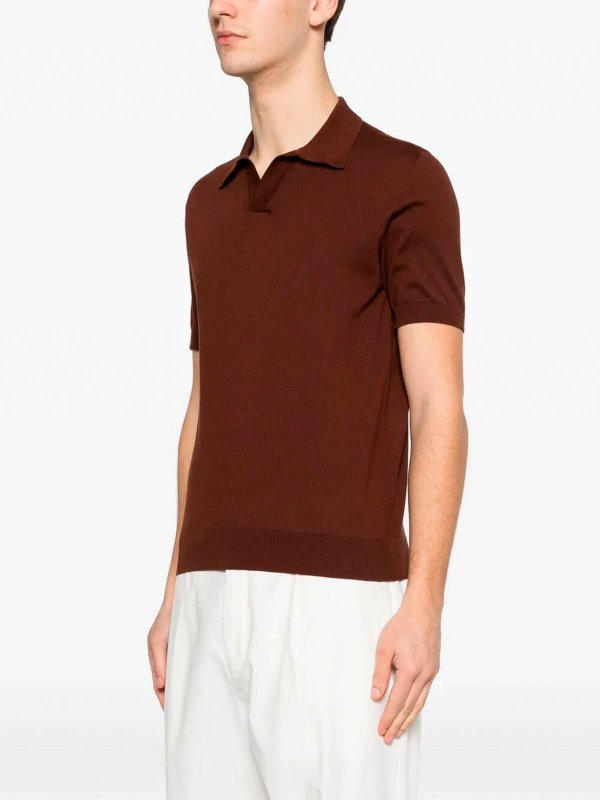 The Best Shops PIACENZA 1733: polo shirts - `Sailor` Short Sleeve Polo