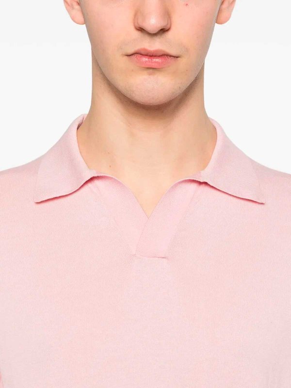 The Best Shops PIACENZA 1733: ポロシャツ - ポロシャツ - ピンク