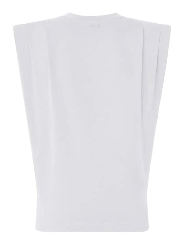 Pinko: Strickpullover mit Rundhalsausschnitt online - Rundhalspullover - Weiß