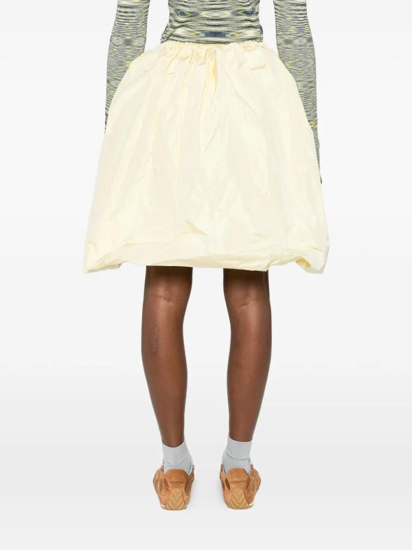 Wrinkled Puffy-Effect Skirt shop online: PRADA