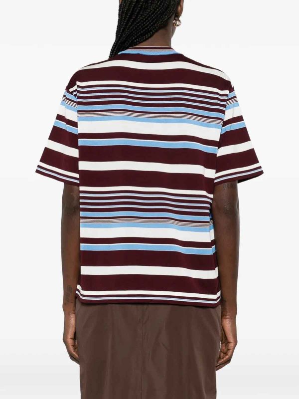 Striped Round Neck shop online: PRADA