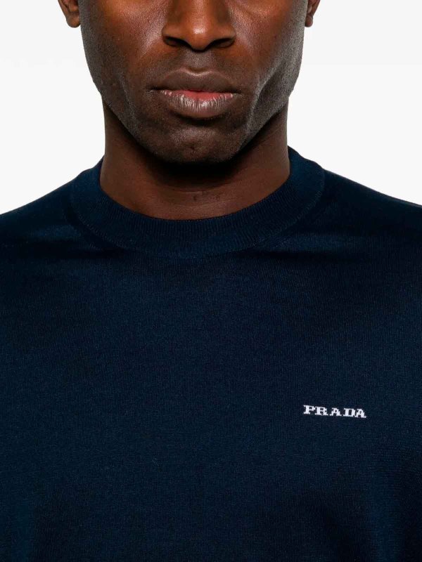 Cotton Round Neck shop online: PRADA