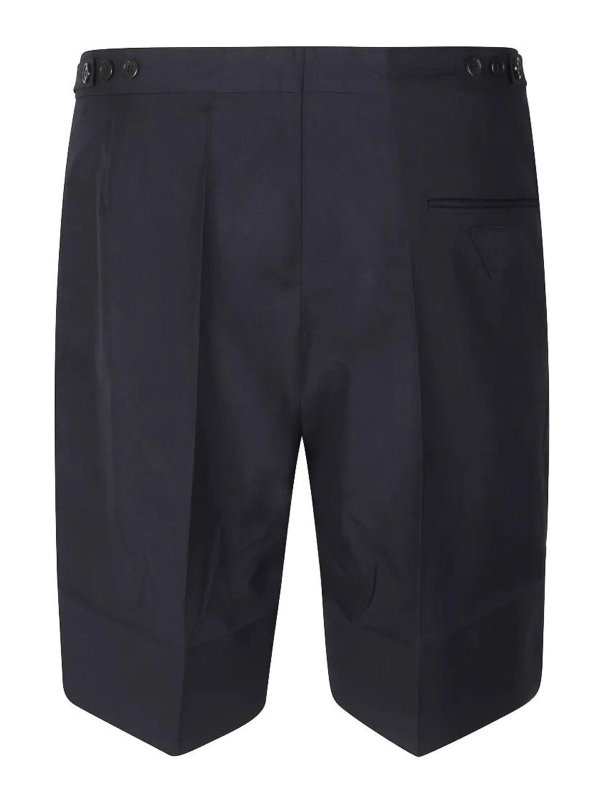 The Best Shops PRADA: Trousers Shorts - Light Mohair Bermuda