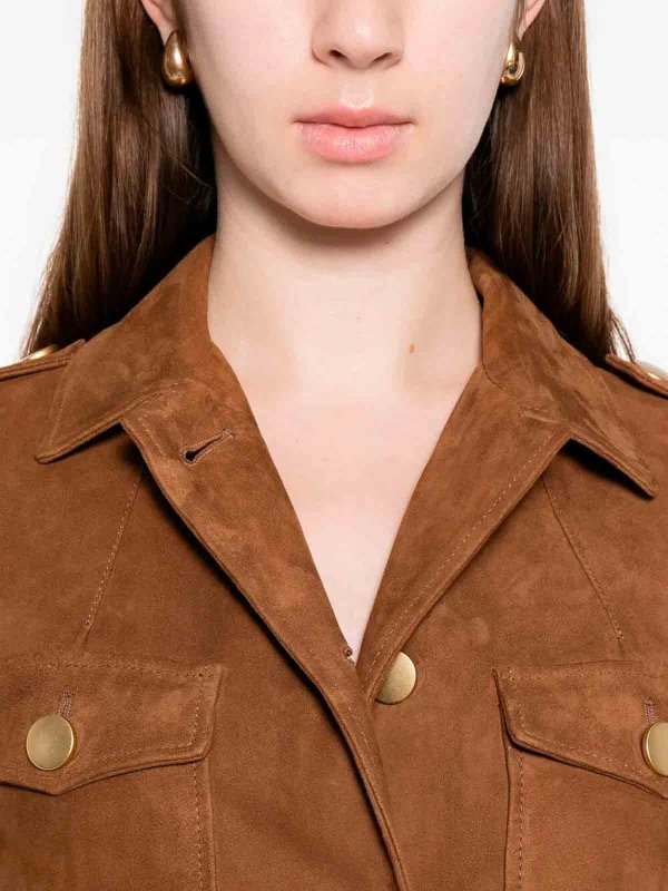 The Best Shops TAGLIATORE: leather jacket - Leather Jacket