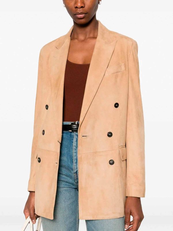 The Best Shops TAGLIATORE: leather jacket - Leather Jacket