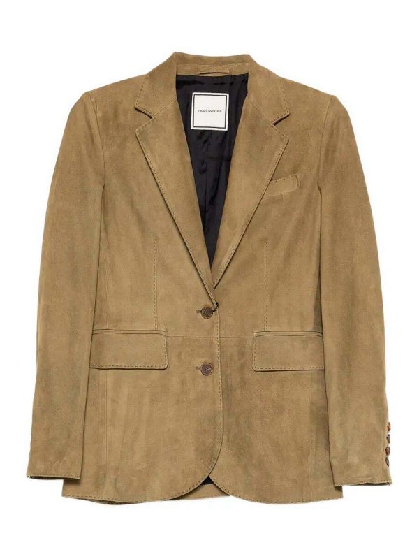 TAGLIATORE: leather jacket - Leather Jacket