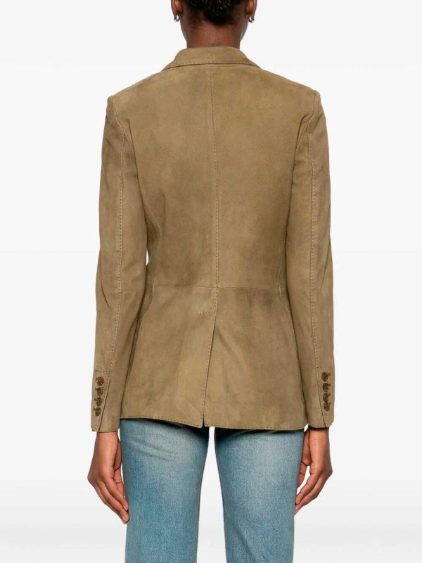 The Best Shops TAGLIATORE: leather jacket - Leather Jacket