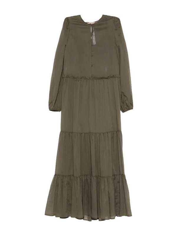 TWINSET: maxi dresses - Long Dress And Petticoat