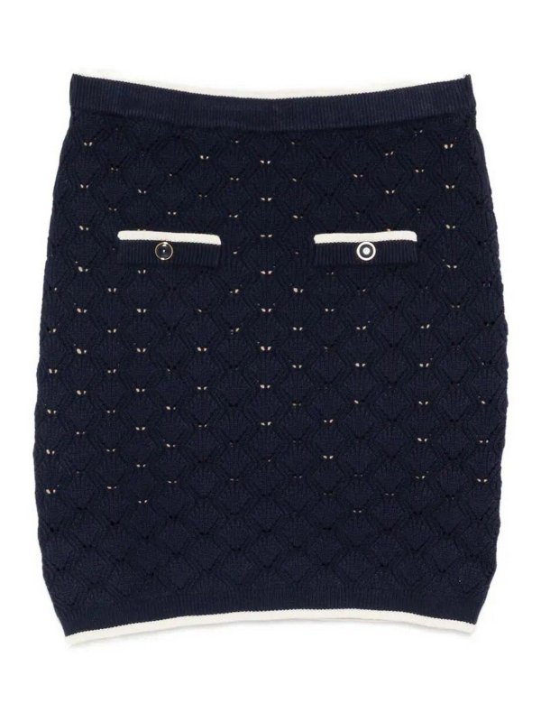 TWINSET: Jupes midi et au genou - Jupe Midi - Bleu