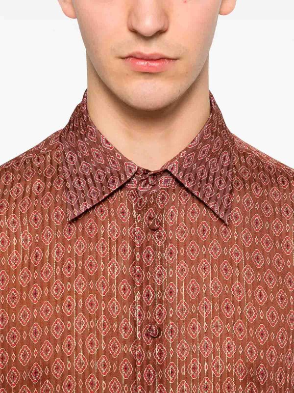 VALENTINO GARAVANI: shirts online - `Chamber` Long Sleeve Shirt