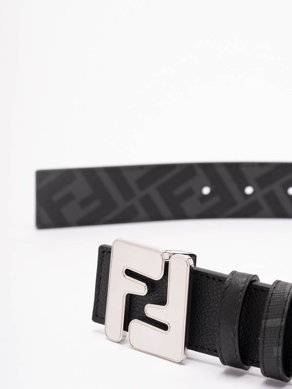 FENDI: belts online - `Ff` Reversible Belt