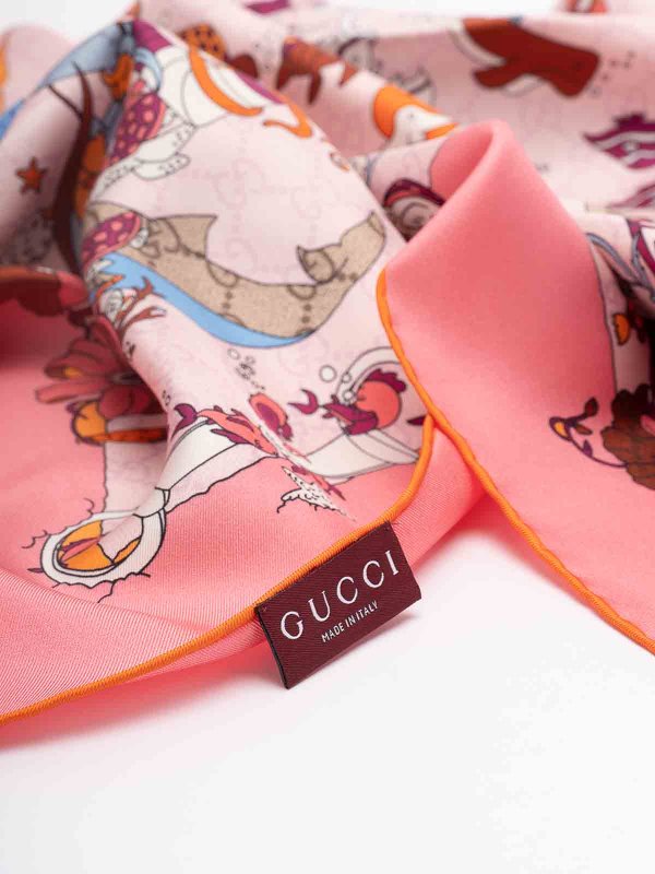 GUCCI: Stoles & Shawls online - `Submarine` Foulard