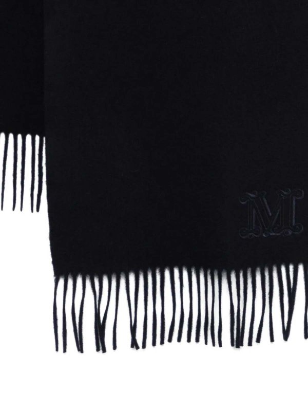 The Best Shops Max Mara: scarves - Monogram Embroidered Cashmere Stole