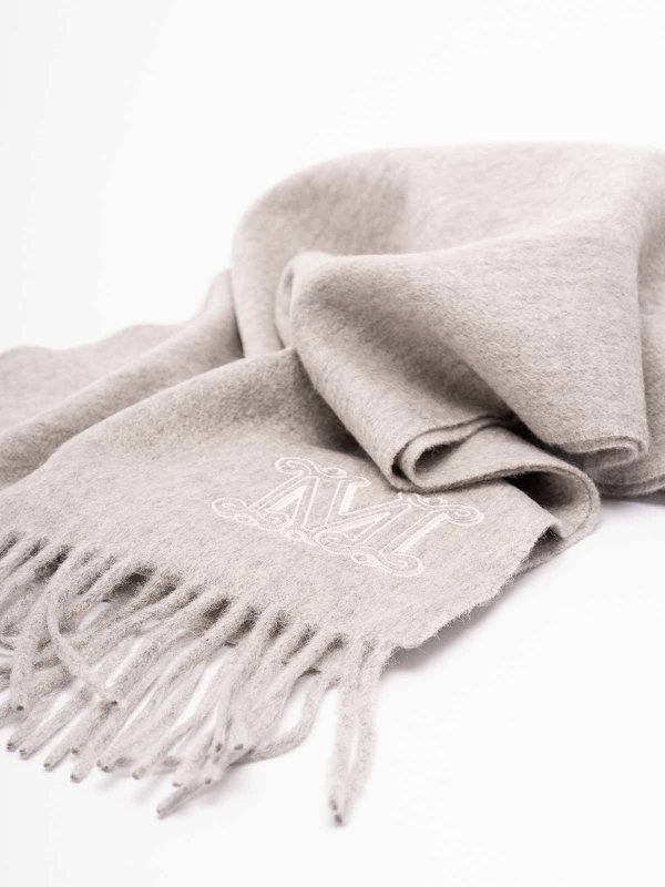 Max Mara: スカーフ online - スカーフ - ライトグレー