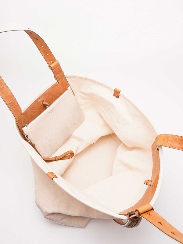 The Best Shops GOLDEN GOOSE: `247 Ew` Canvas Shopping Bag