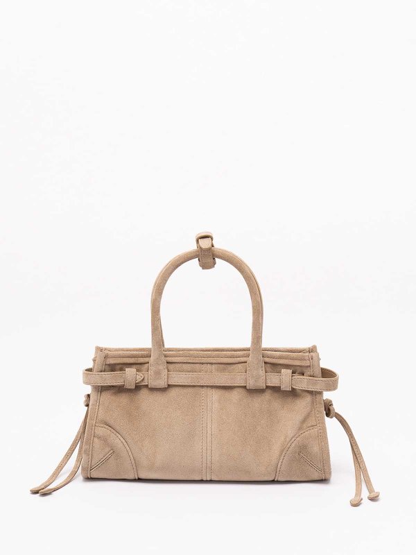 PRADA: totes bags online - ` Bonnie` Medium Suede Handbag