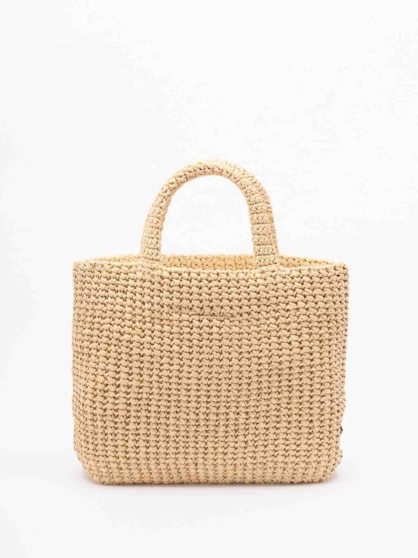 PRADA: totes bags online - Crochet Handbag
