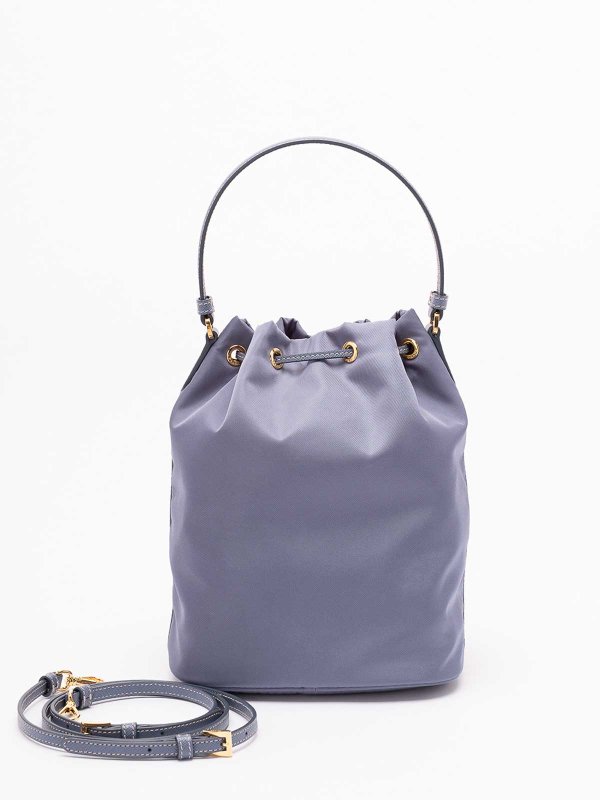 PRADA: Bucket bags online - ` Duet` Re-Nylon Bucket Bag
