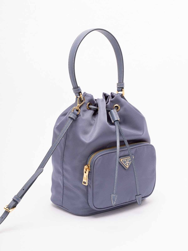 The Best Shops PRADA: Bucket bags - ` Duet` Re-Nylon Bucket Bag