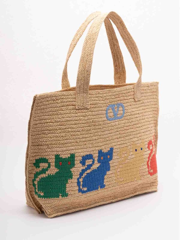 The Best Shops VALENTINO GARAVANI: Sacs à main - Sac Cabas - Multicolore