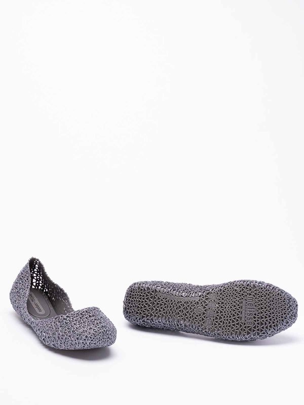 フラットシューズ - 銀 Replica 
online: MELISSA