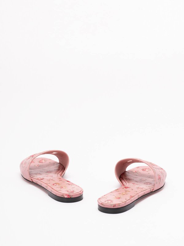 The Best Shops DOLCE & GABBANA: sandali - Slider Con Stampa Floreale