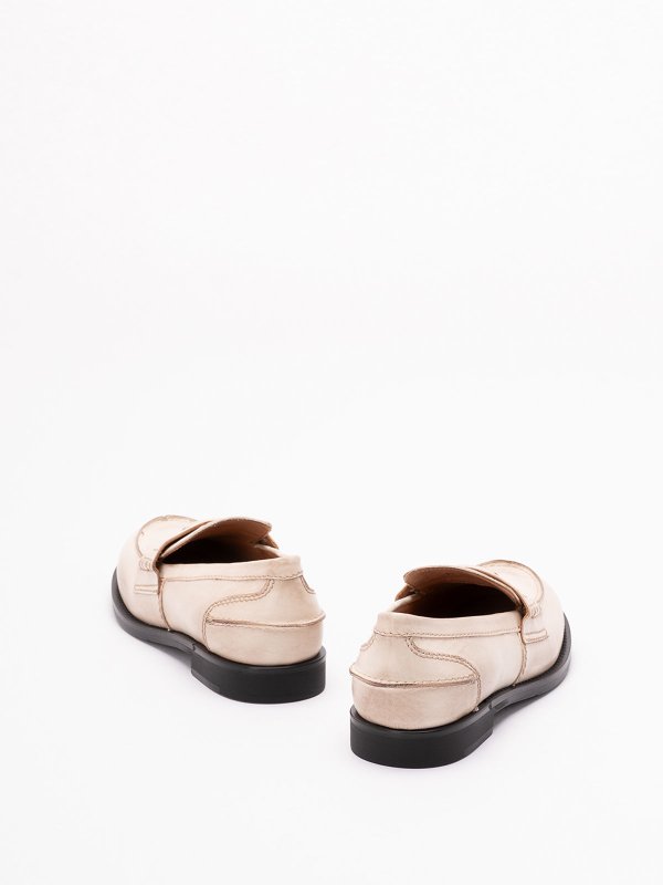 The Best Shops MIU MIU: Loafers & Slippers - Leather `Penny` Loafers