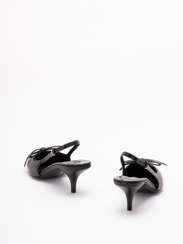 The Best Shops MIU MIU: court shoes - Leather Sling-Back Pumps