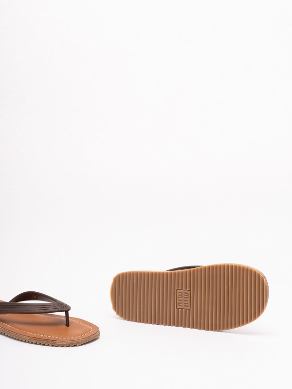 Flip Flops shop online: MIU MIU