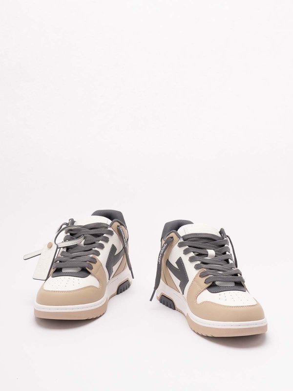 OFF-WHITE: Chaussures de sport online - Baskets - Beige