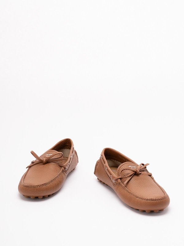 PRADA: Loafers & Slippers online - Leather `Driver` Loafers